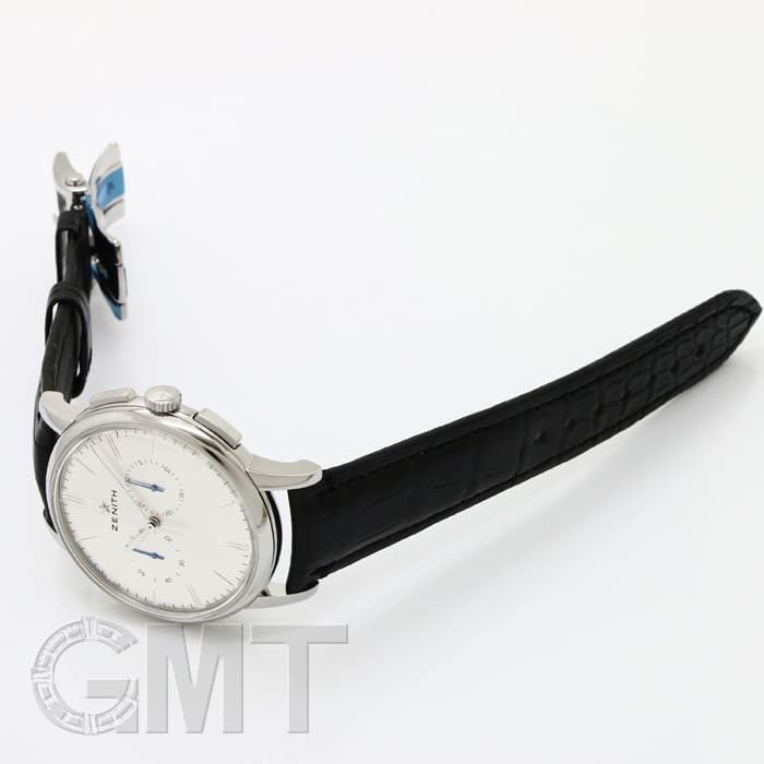 新品)ZENITH ゼニス エリート クロノグラフ クラシック シルバー