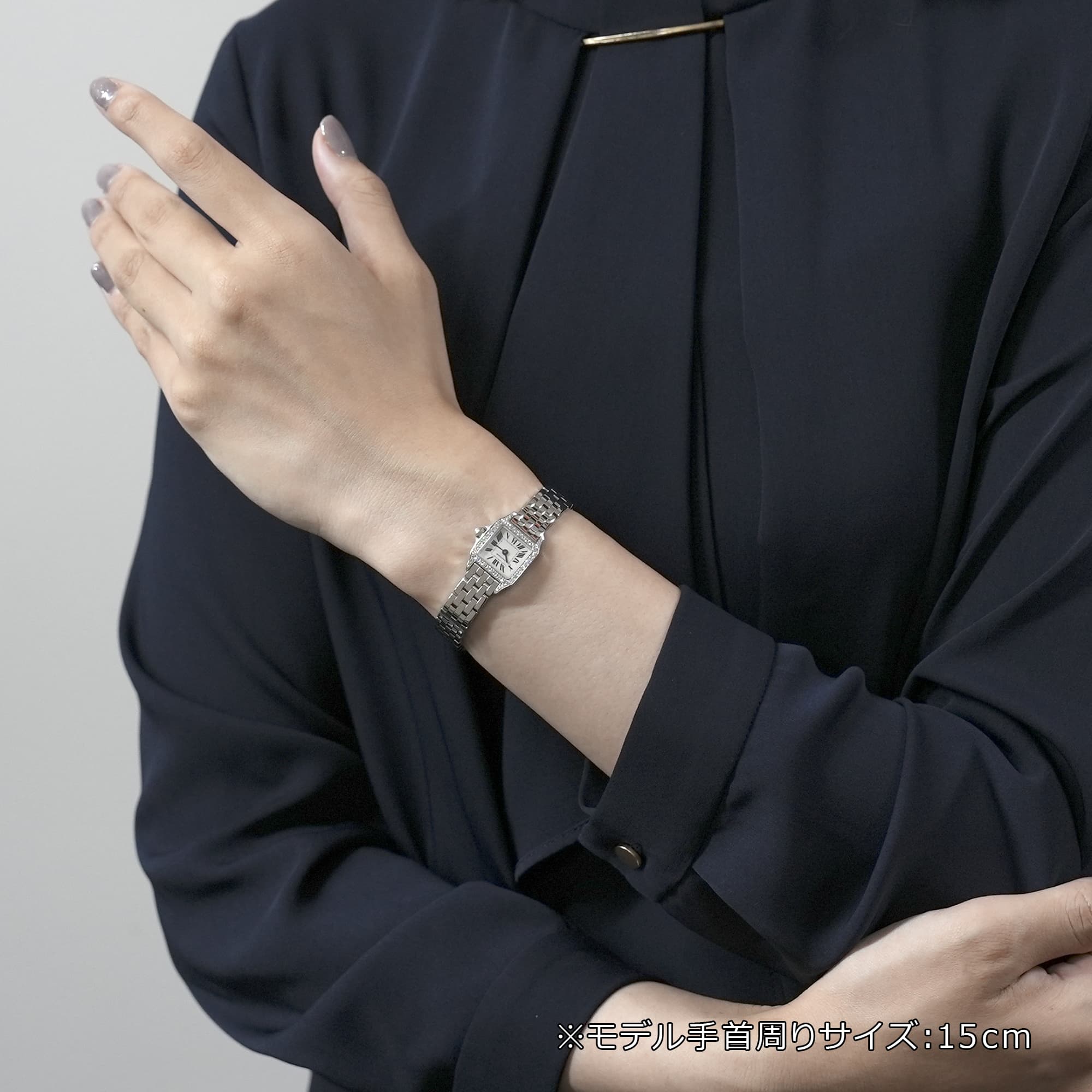 中古)CARTIER カルティエ サントス ドゥモワゼル ミニ WF9005Y8