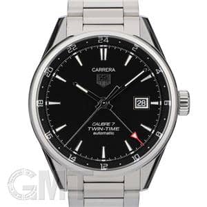 TAG HEUER タグ・ホイヤー カレラ キャリバー7 ツインタイム ブラック WAR2010.BA0723 メイン