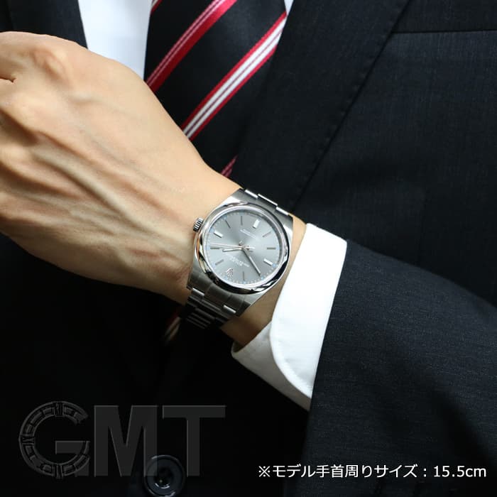 中古)ROLEX ロレックス オイスターパーペチュアル 39 114300 ダーク