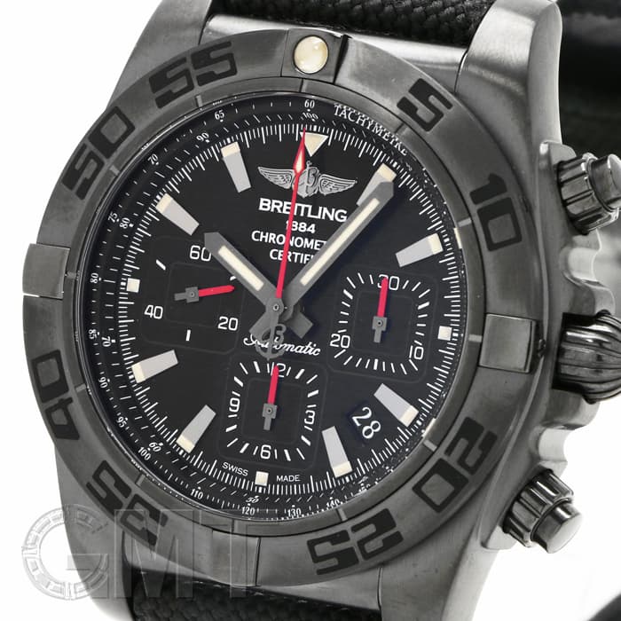 新品)BREITLING ブライトリング クロノマット 44 ブラックスチール