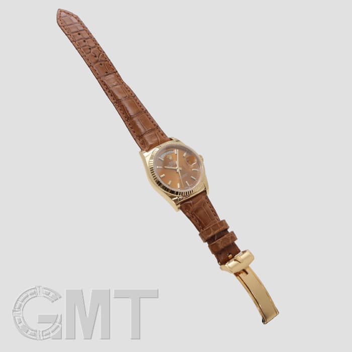 美品 ロレックス 革ベルト 118138 ROLEX 20mm 中古)ROLEX ロレックス デイデイト 118138 コニャック（商品ID