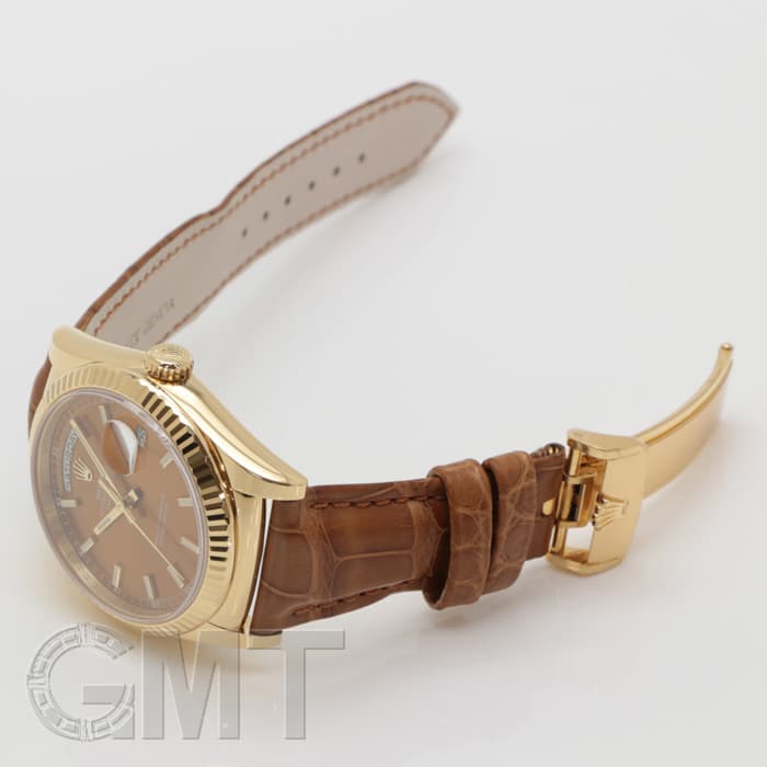 中古)ROLEX ロレックス デイデイト 118138 コニャック（商品ID