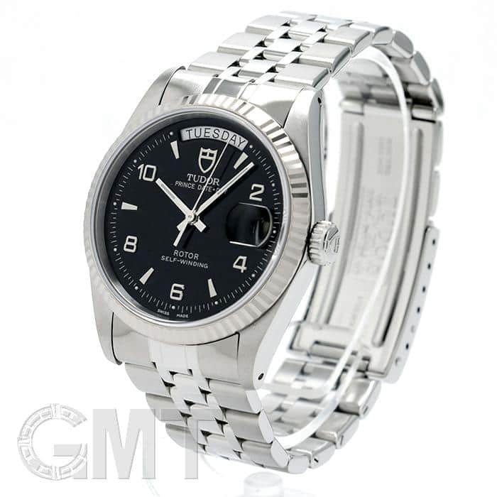 中古)TUDOR チューダー プリンス デイトデイ ブラック アラビア