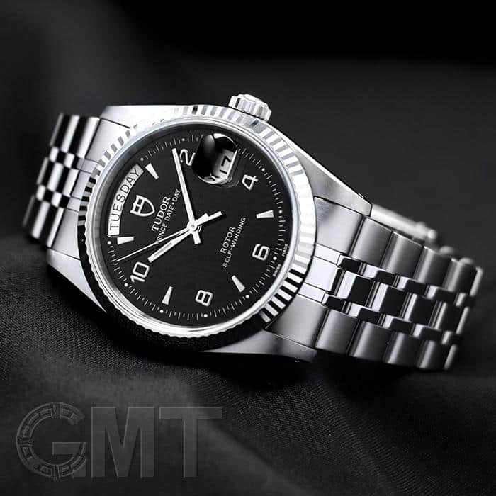 中古)TUDOR チューダー プリンス デイトデイ ブラック アラビア