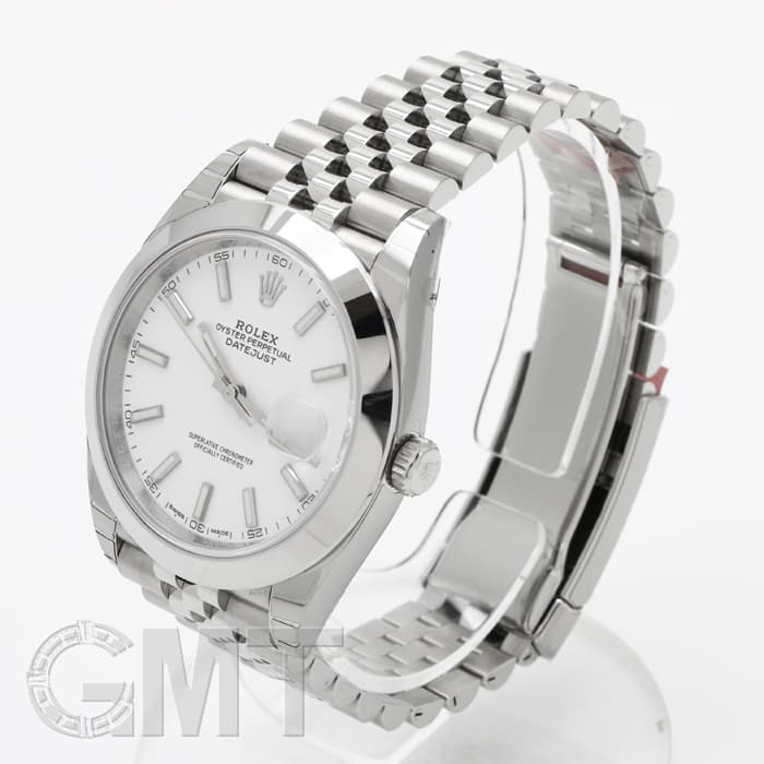 新品)ROLEX ロレックス デイトジャスト 41 126300 ホワイト ジュビリー