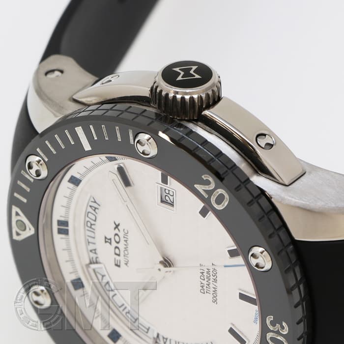 美品　稼働 エドックス クラスワン メンズ腕時計 83005-TIN-NIN EDOX 【EDOX】エドックス クラスワン デイデイト 83005-TIN-NIN2 自動