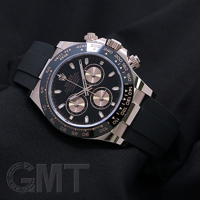 未使用)ROLEX ロレックス デイトナ 116515LN ブラック/ピンク ラバー