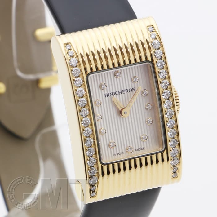 ブシュロン　リフレスモール　ダイヤモンドベゼル BOUCHERON - ブシュロン リフレ スモール ダイヤベゼル 腕時計の通販