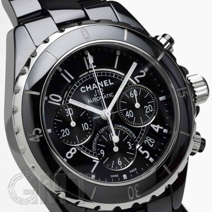 中古)CHANEL シャネル J12 H0940 クロノグラフ メンズ 41mm（商品ID