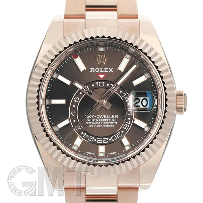 未使用)ROLEX ロレックス スカイドゥエラー 326935 チョコレート