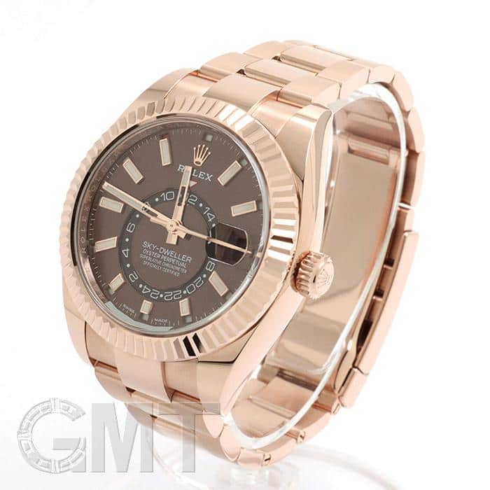 未使用)ROLEX ロレックス スカイドゥエラー 326935 チョコレート 