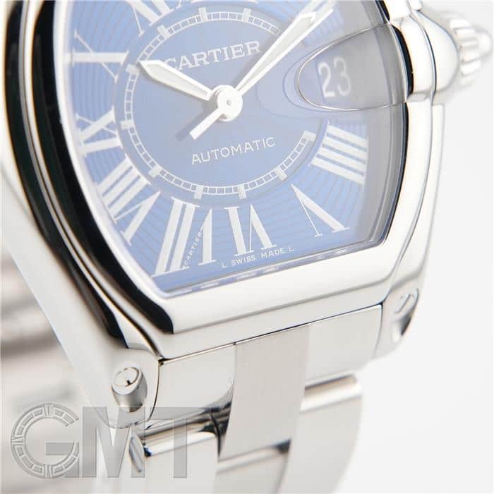 中古)CARTIER カルティエ ロードスター LM W62048V3 ブルー