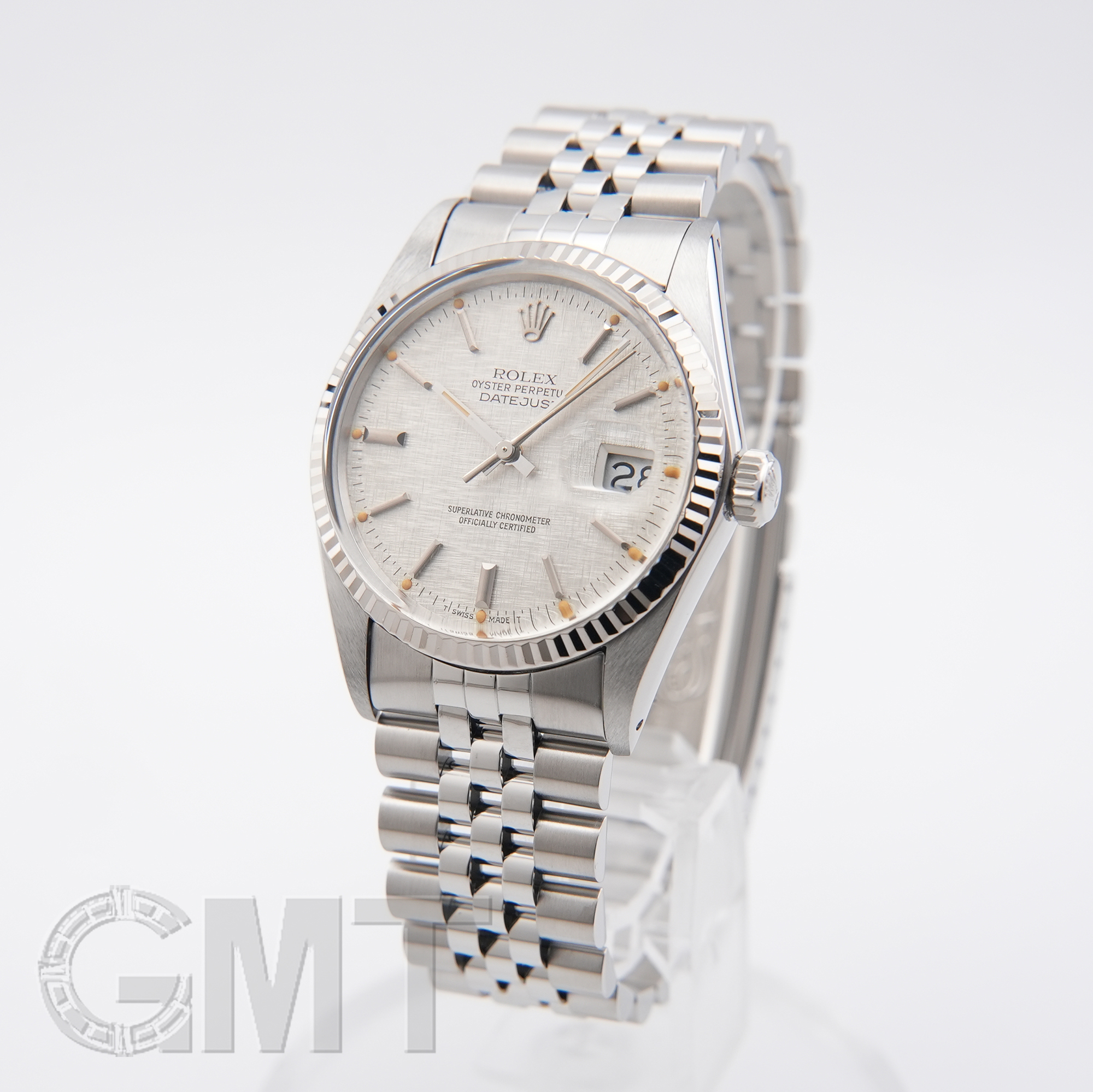 中古)ROLEX ロレックス デイトジャスト 16014 シルバーモザイク（商品