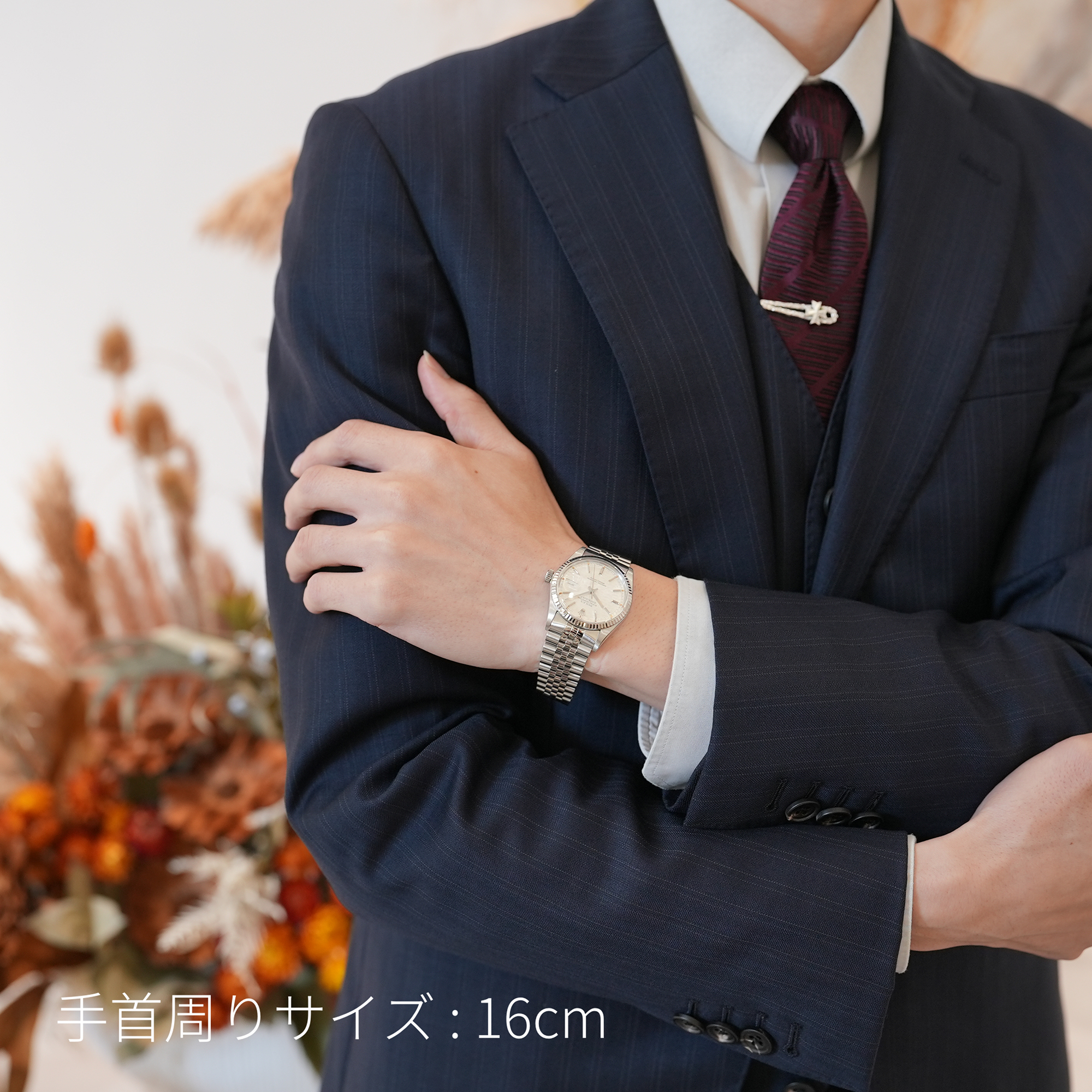 中古)ROLEX ロレックス デイトジャスト 16014 シルバーモザイク（商品