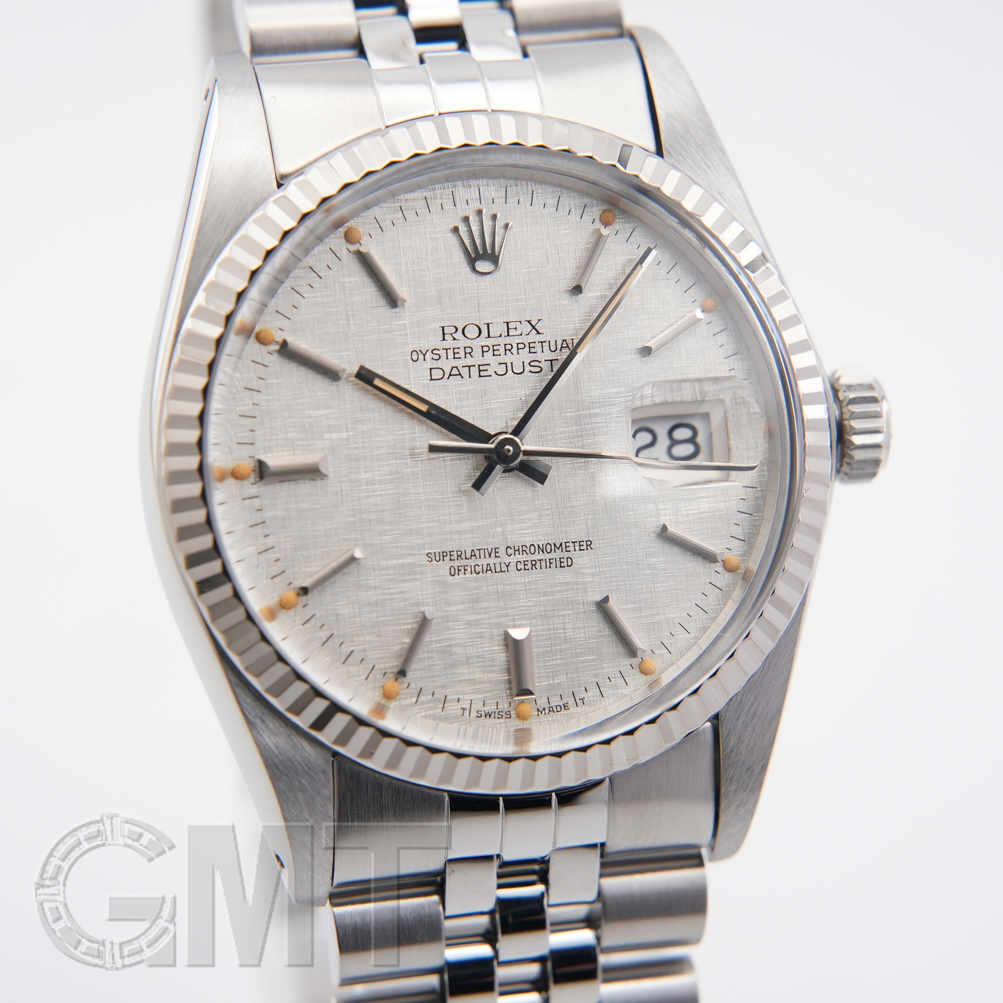 中古)ROLEX ロレックス デイトジャスト 16014 シルバーモザイク（商品