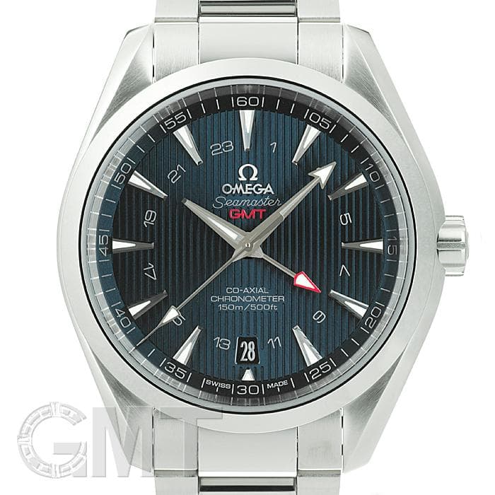 未使用 展示品 オメガ OMEGA シーマスター アクアテラ コーアクシャル GMT コンビ 231 23 43 22 06 001 自動巻き Seamaster VLP 90184596 新品)OMEGA オメガ シーマスター アクアテラ 150M コーアクシャル GMT