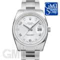 ROLEX ロレックス オイスターパーペチュアル&デイト 115234G シルバー アラビア 5Pダイヤ