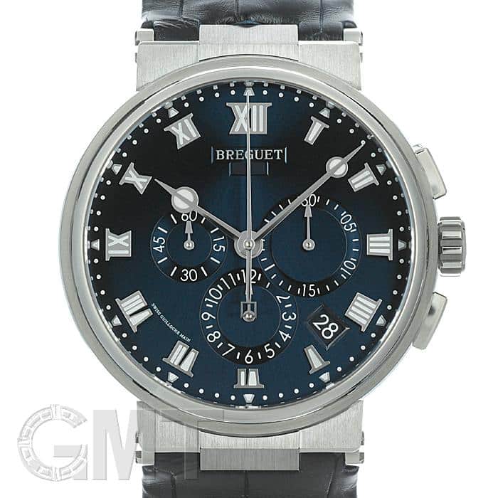 新品)BREGUET ブレゲ マリーン クロノグラフ 5527TI/Y1/9WV（商品ID