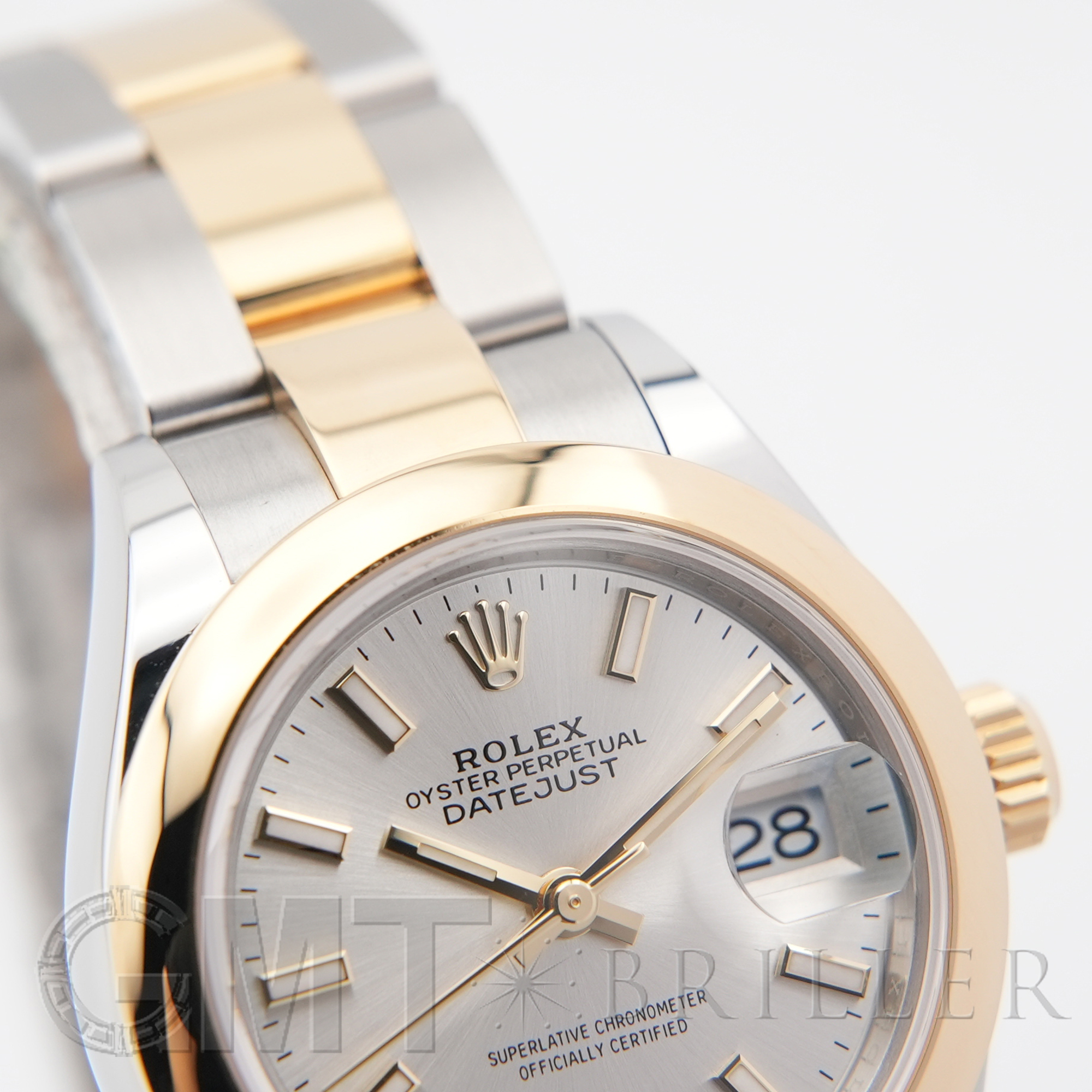 ステンレススチール リンクブレスレットオメガのベルトです 新品)ROLEX ロレックス デイトジャスト 28 279163 シルバー オイスター