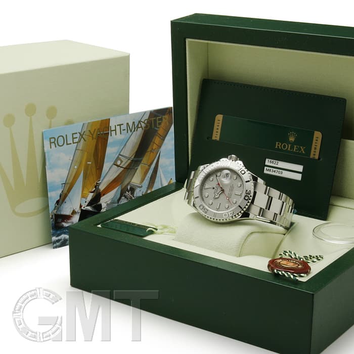 ROLEX 16622 正規純正セット ロレックス ヨットマスター ロレジウム 16622 ランダム 正規