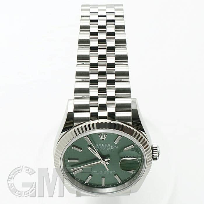 中古)ROLEX ロレックス デイトジャスト 36 126234 ミントグリーン