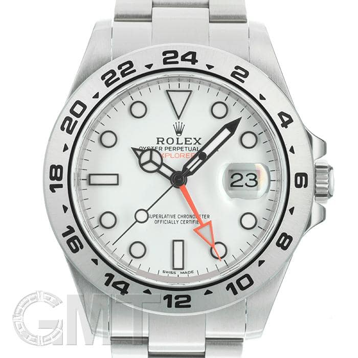 中古)ROLEX ロレックス エクスプローラー II 216570 ホワイト（商品ID