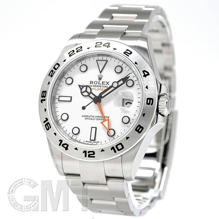 中古)ROLEX ロレックス エクスプローラー II 216570 ホワイト（商品ID