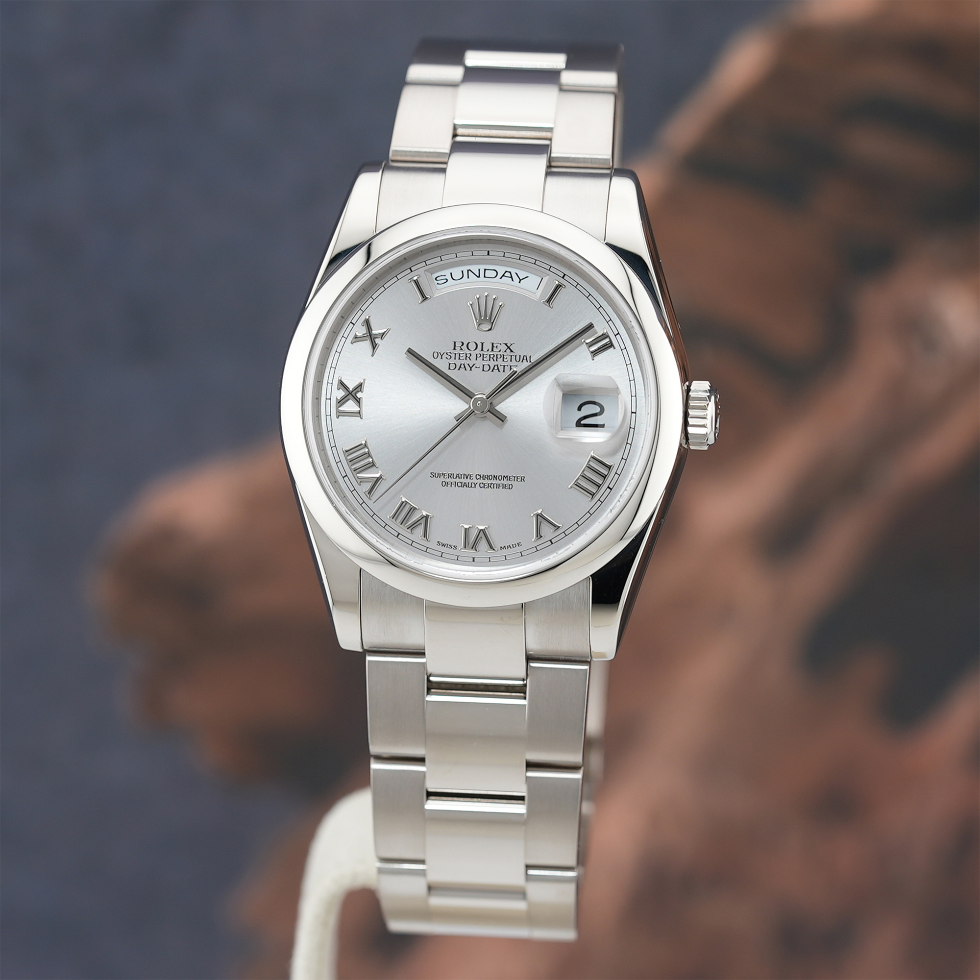 gmgmgmさま専用！ 中古)ROLEX ロレックス デイデイト 118209 グレーローマ（商品ID