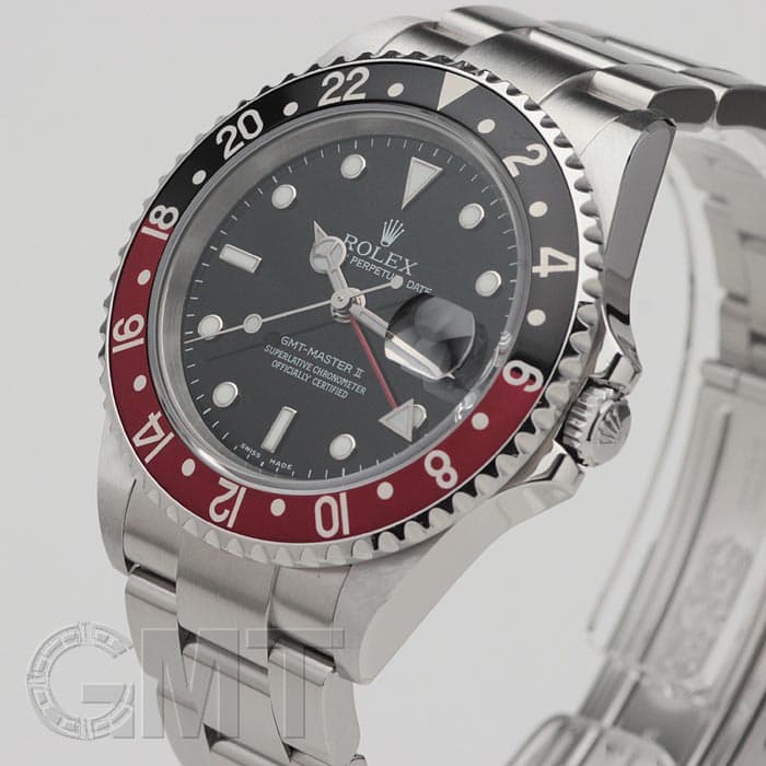 中古)ROLEX ロレックス GMTマスター II Ref.16710 ブラック/レッド