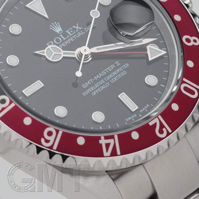 中古)ROLEX ロレックス GMTマスター II Ref.16710 ブラック/レッド