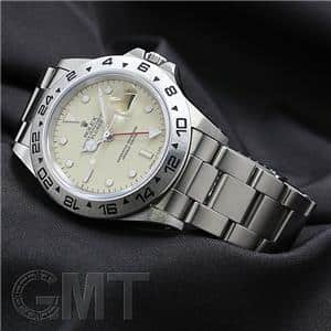 中古)ROLEX ロレックス エクスプローラー II 16550 アイボリー
