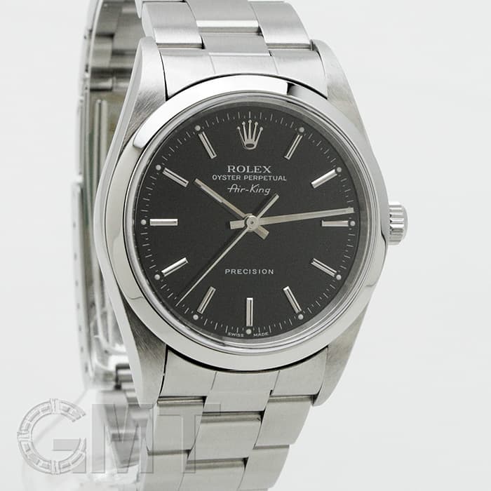 中古)ROLEX ロレックス エアキング 14000ブラック P番（商品ID