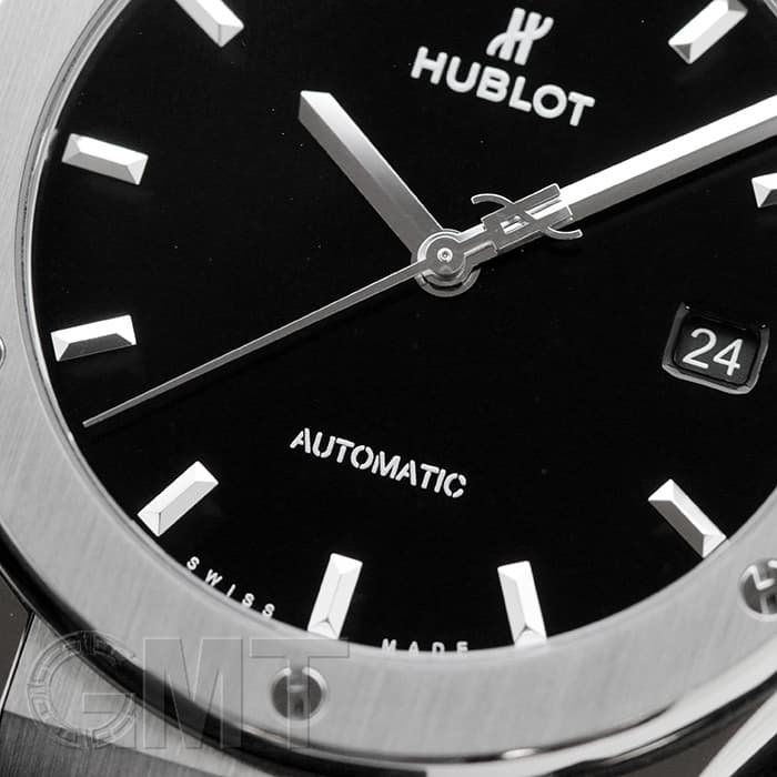 中古)HUBLOT ウブロ クラシック フュージョン チタニウム ブラック