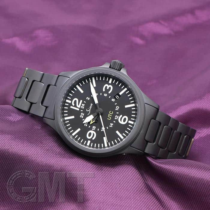 【Sinn/ジン】 856 UTC GMT 腕時計 ステンレススチール/レザー 自動巻き/オートマ 黒 メンズ【中古】【真子質店】【GD】【ISMix】 中古)SINN ジン Ref.856 UTC（商品ID：3000006920767）詳細ページ