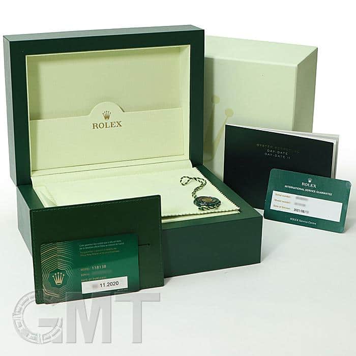 中古)ROLEX ロレックス デイデイト 118138 グリーン（商品ID