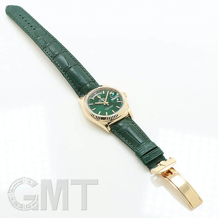 中古)ROLEX ロレックス デイデイト 118138 グリーン（商品ID