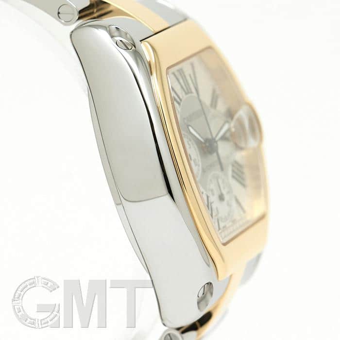 カルティエ 時計 ロードスター クロノグラフ 初期型 白文字盤 自動巻き