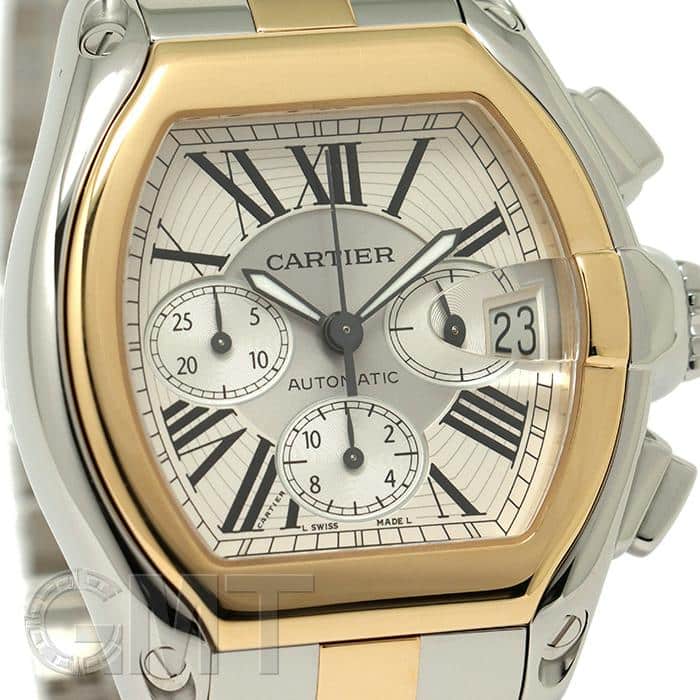 中古)CARTIER カルティエ ロードスター クロノグラフ W62027Z1