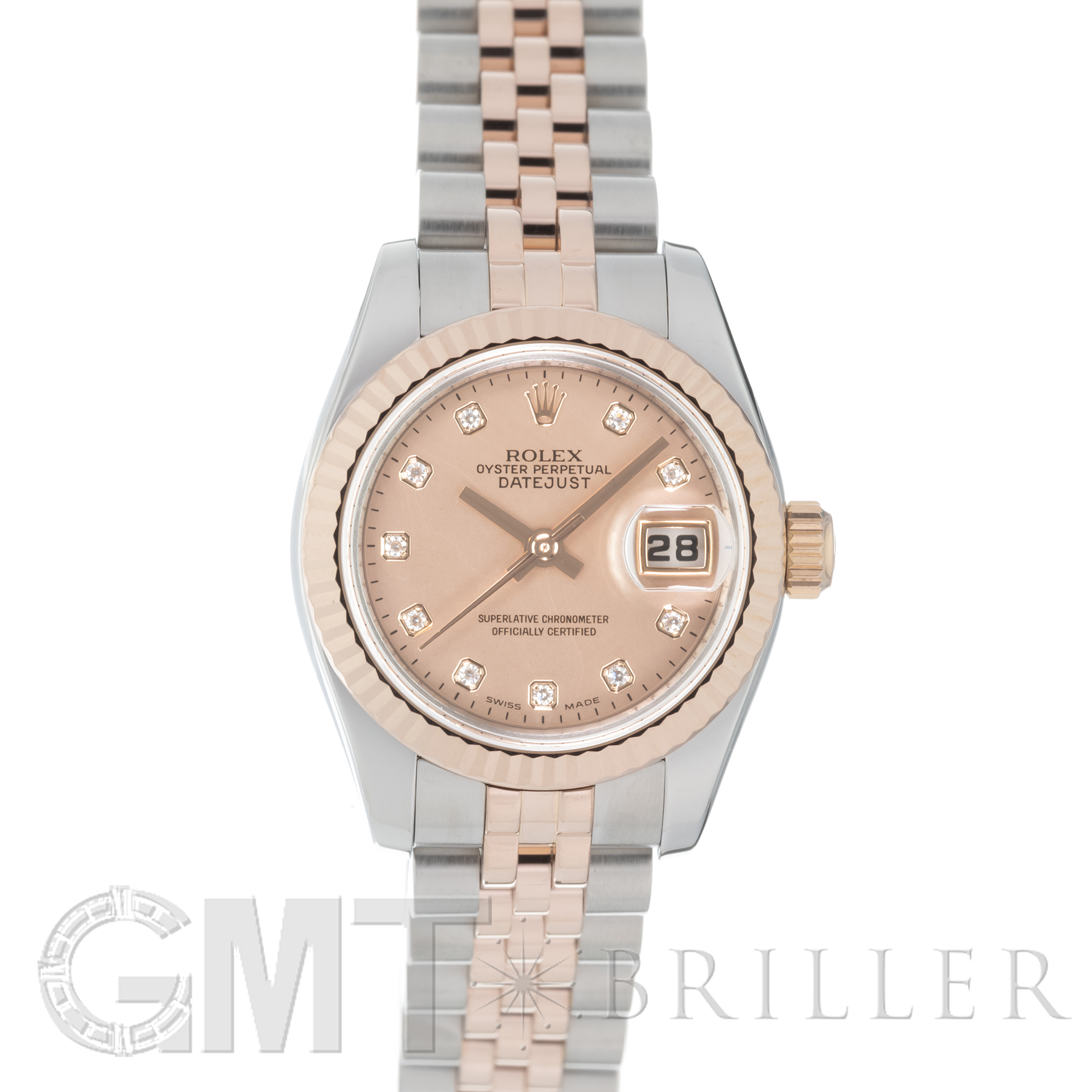 中古)ROLEX ロレックス デイトジャスト 26 179171G ゴールドダスト
