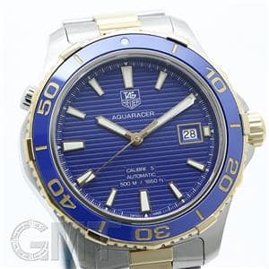 【付属品完備】タグホイヤー アクアレーサー キャリバー5 43mm ブルー 新品)TAG HEUER タグ・ホイヤー アクアレーサー キャリバー 5 WAK2120