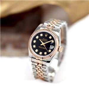 ROLEX ロレックス デイトジャスト 26 179171G ブラック メイン