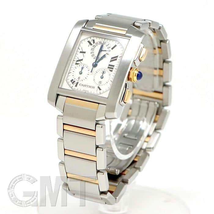 中古)CARTIER カルティエ タンク フランセーズ LM クロノリフレックス