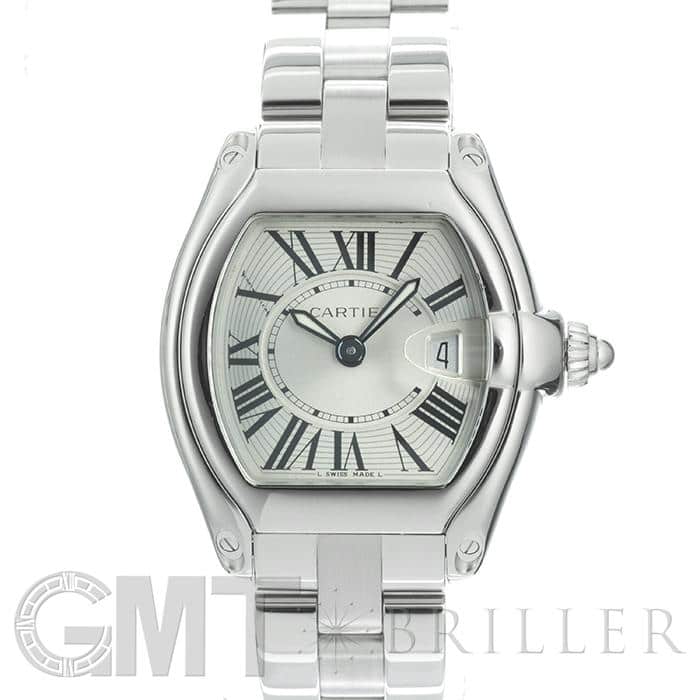 ☆ジャンク ★保証書付き【CARTIER】カルティエ ロードスターSM デイト W62016V3 クォーツ レディース_694324【ev10】 Cartier - ☆ジャンク ☆保証書付き【CARTIER】カルティエ