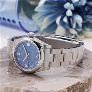 ROLEX ロレックス オイスターパーペチュアル 177200 アズーロブルーローマ メイン
