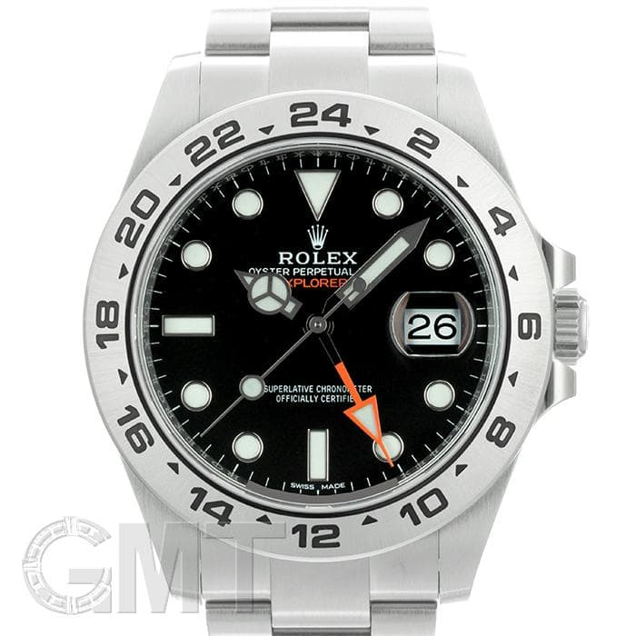 中古)ROLEX ロレックス エクスプローラー II 216570 ブラック（商品ID