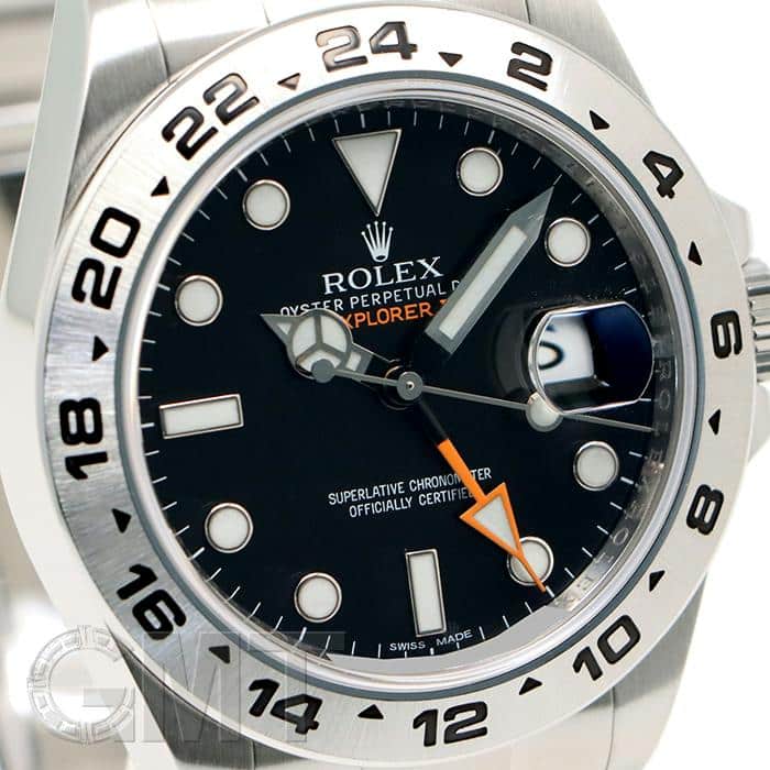 中古)ROLEX ロレックス エクスプローラー II 216570 ブラック（商品ID