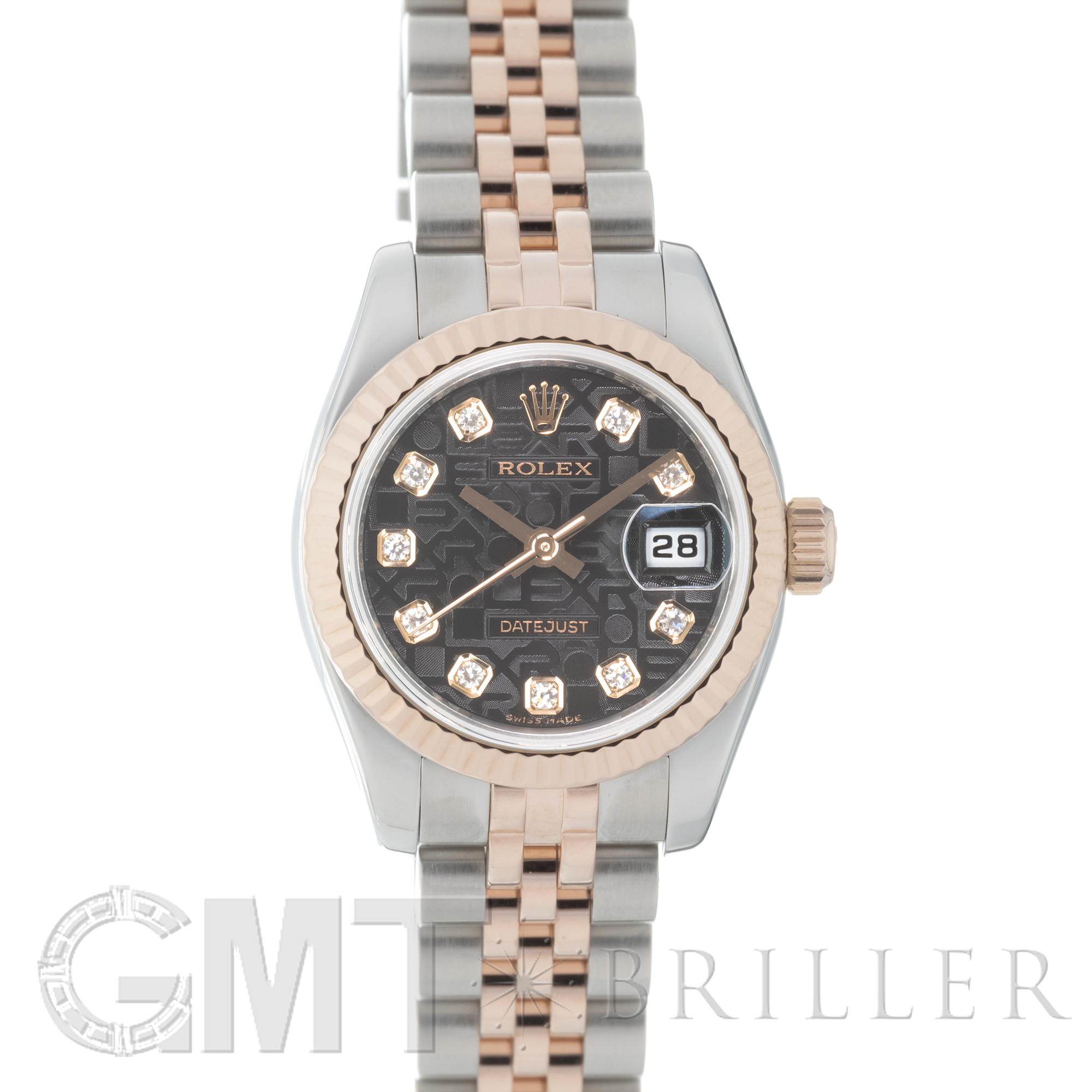 中古)ROLEX ロレックス デイトジャスト 179171G ブラック 