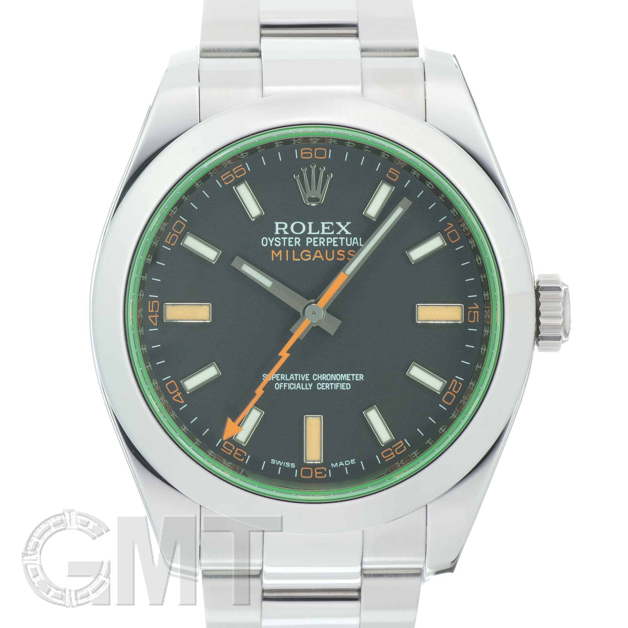 中古)ROLEX ロレックス ミルガウス 116400GV ブラック（商品ID