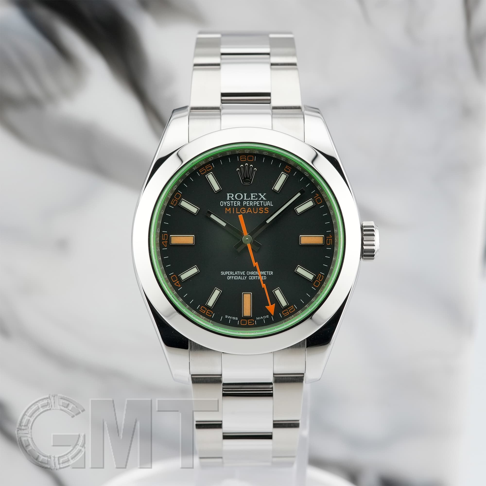 中古)ROLEX ロレックス ミルガウス 116400GV ブラック（商品ID